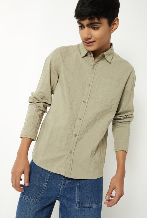 Boys Textured Shirt