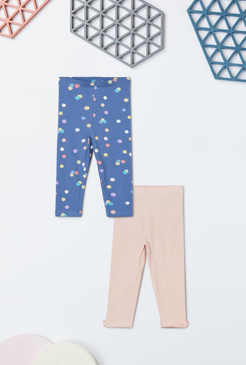 Girls Assorted Leggings - Pack of 2