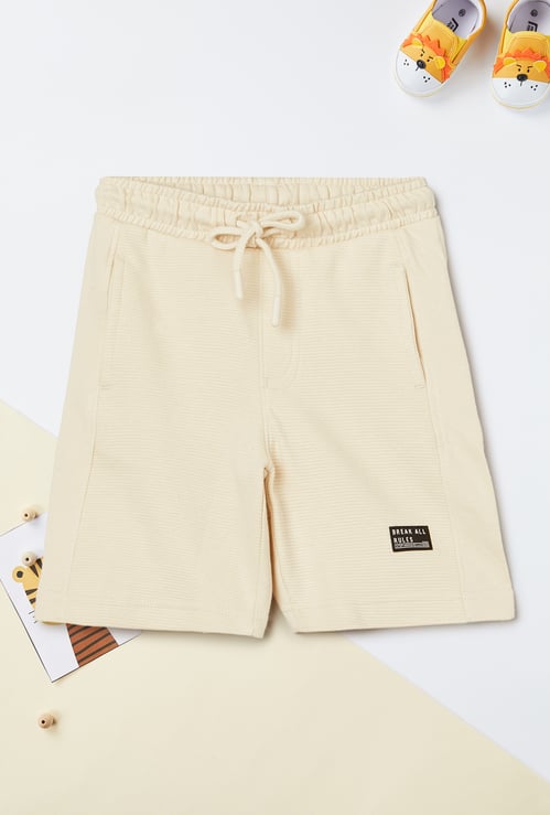 Boys Textured Shorts