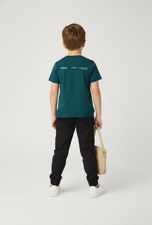 Boys Printed Oversized T-shirt