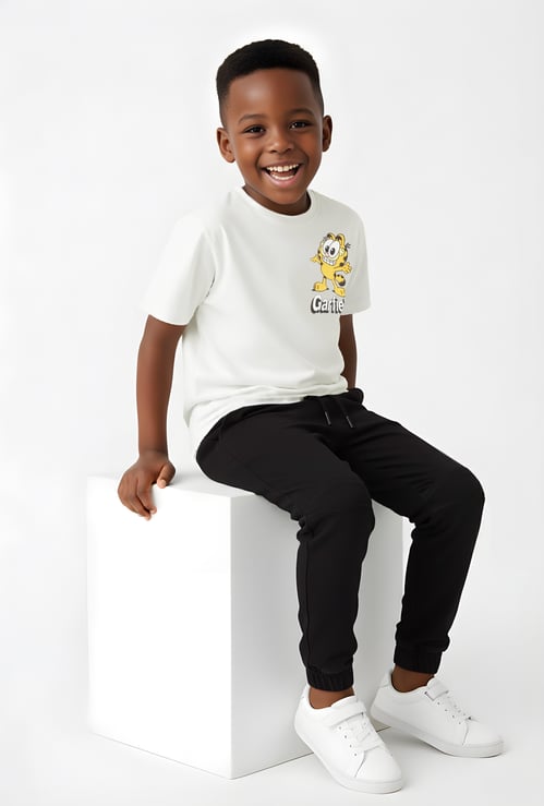 Boys Garfield Print Oversized T-shirt
