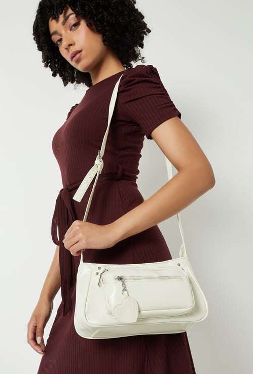 Women Solid Sling Bag