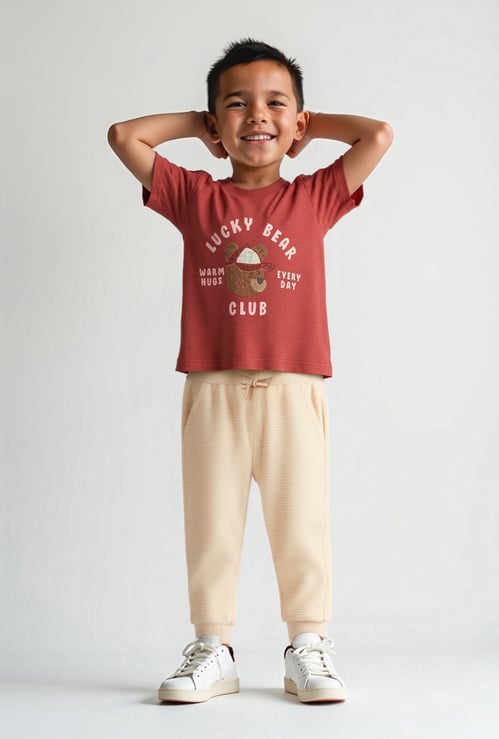 Boys Printed Joggers Set