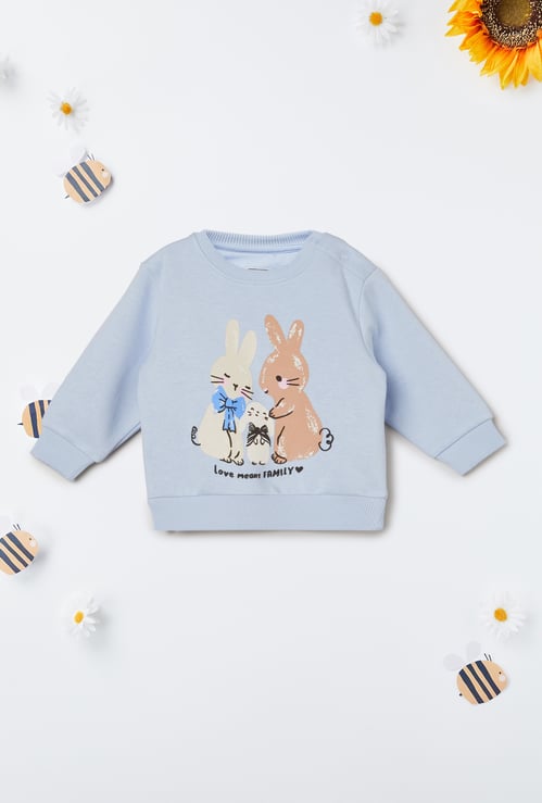 Girls Printed Sweatshirt