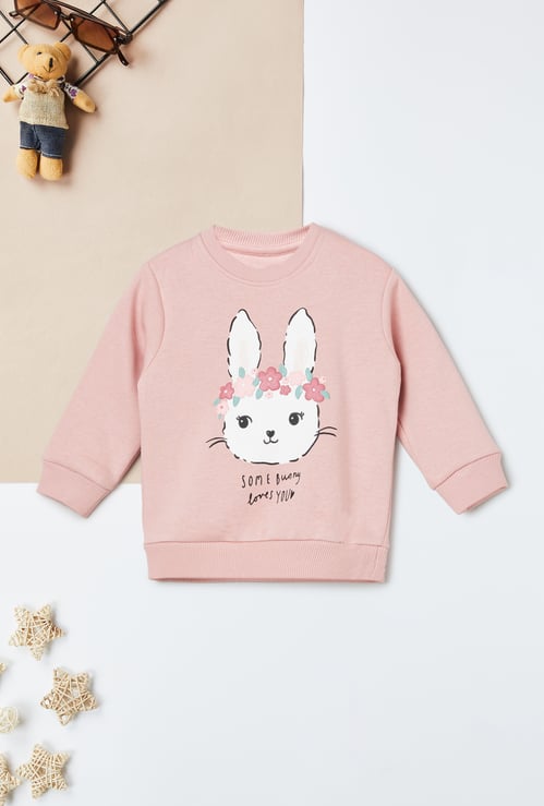 Girls Printed Sweatshirt
