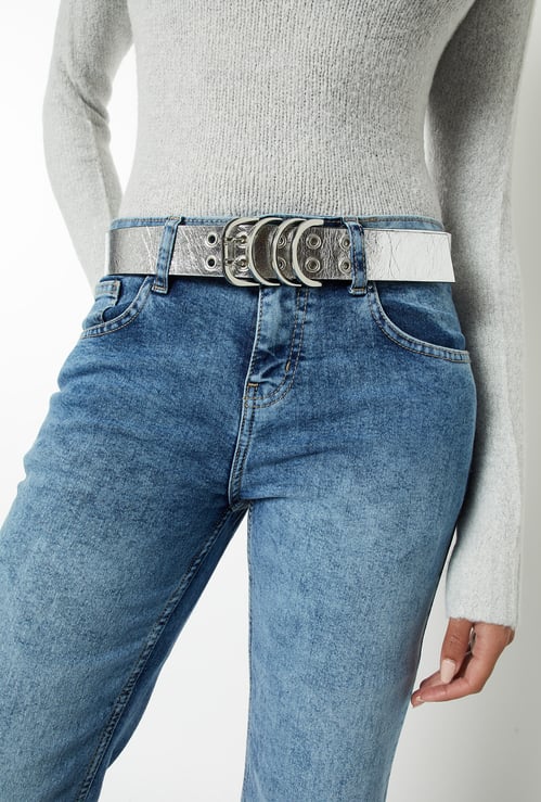 Women Textured Belt