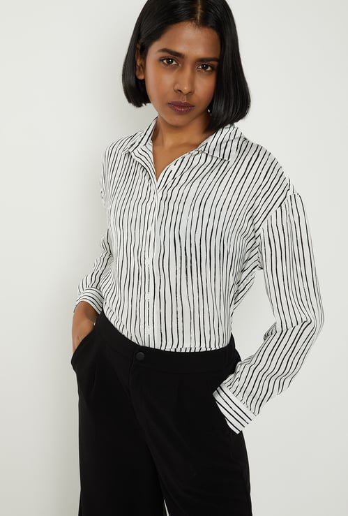 Women Striped Formal Shirt
