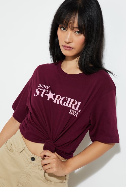 URB_N Women Printed Relaxed Fit T-shirt