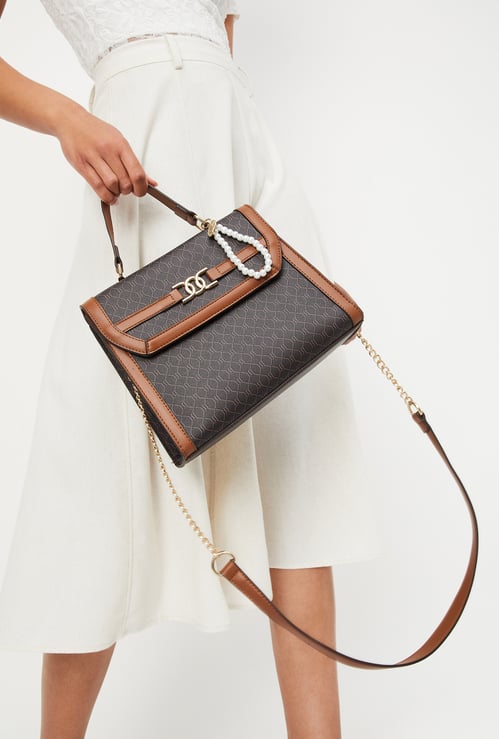 Women Printed Satchel Bag