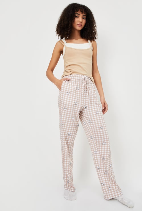 Women Checked Pyjamas