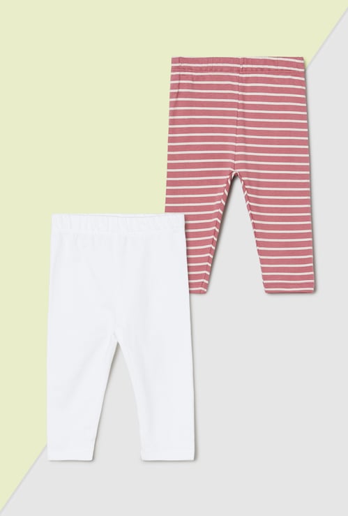 Girls Assorted Leggings - Pack of 2