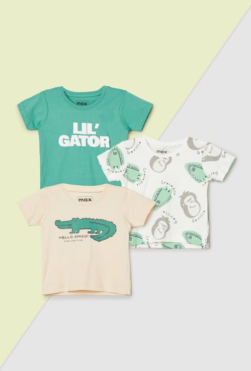 Boys Assorted T-shirts - Pack of 3