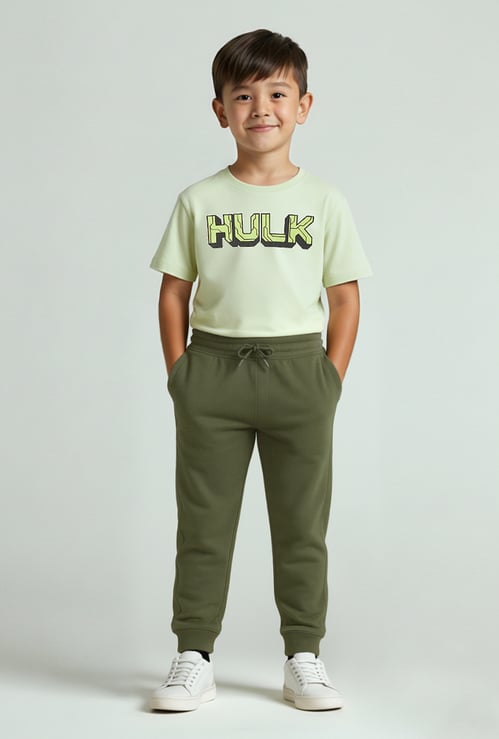 Boys Knit Relaxed Fit Joggers