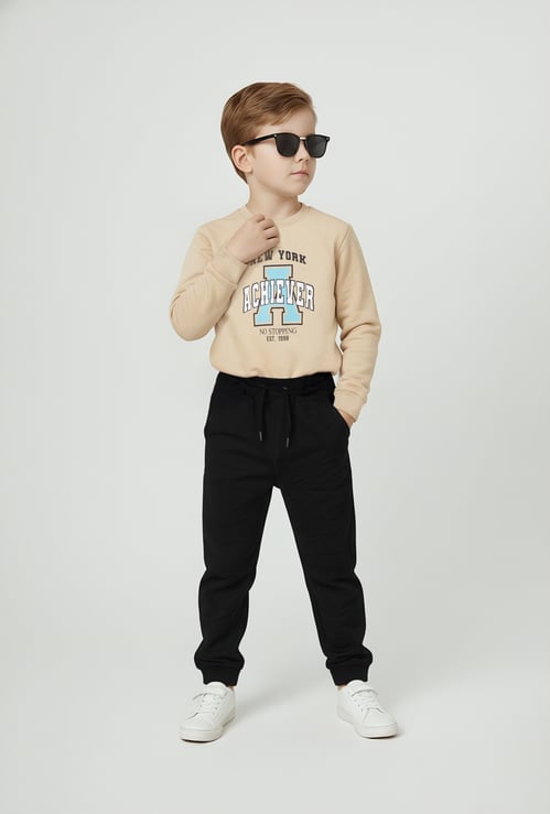 Boys Knit Relaxed Fit Joggers