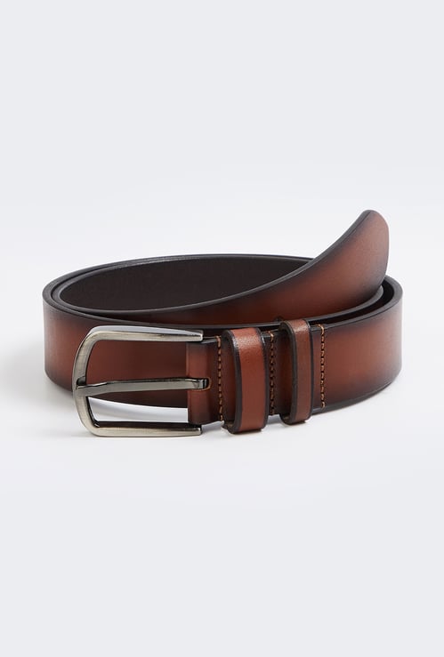 Men Solid Leather Belt
