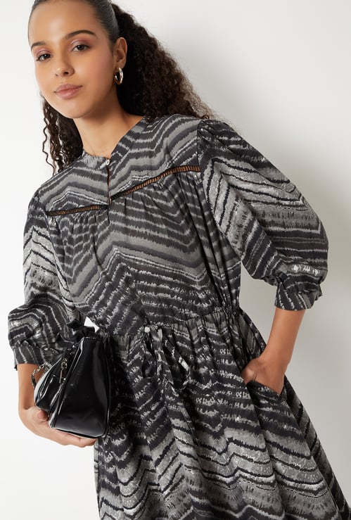 Women Printed A -line Dress