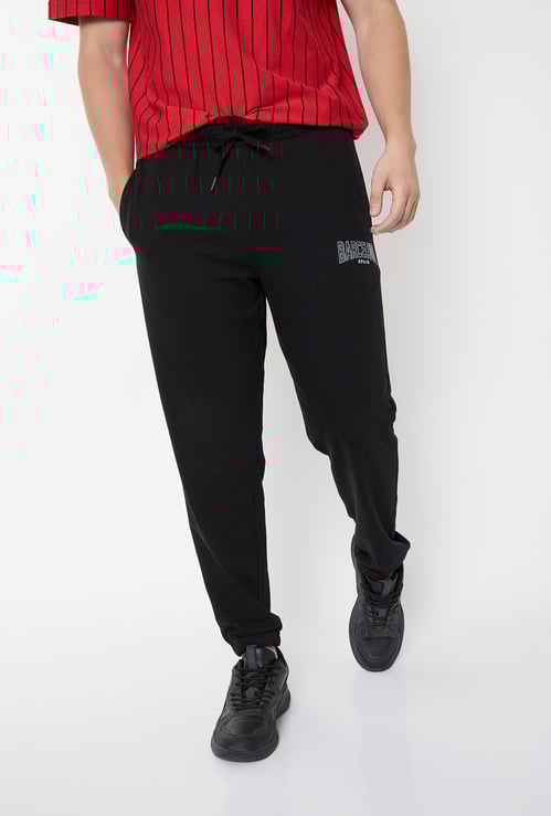 Men Printed Regular Fit Sports Joggers