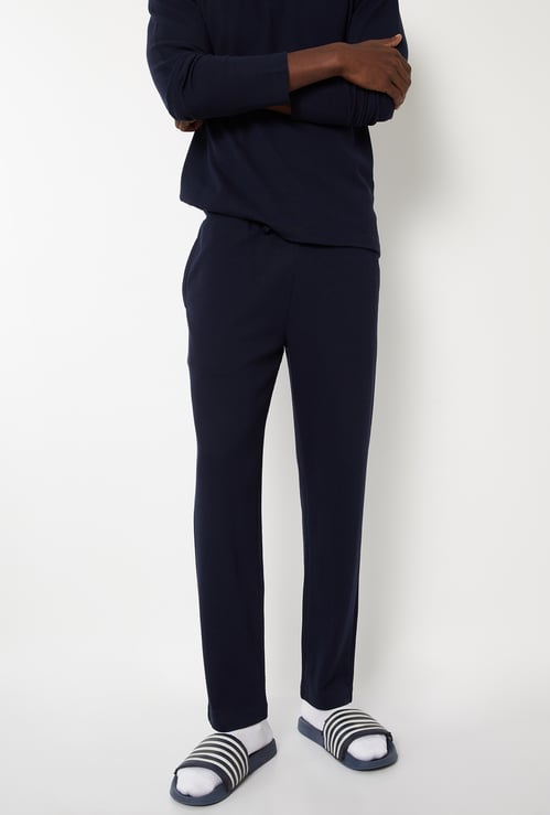 Men Textured Lounge Pants