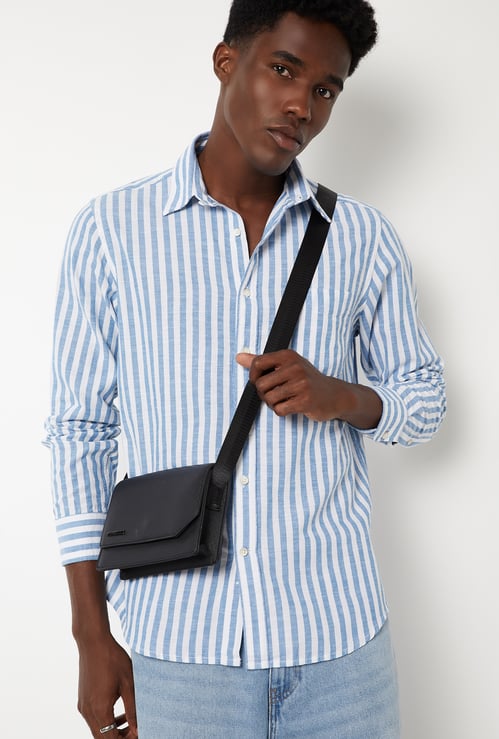 Men Striped Slim Fit Shirt