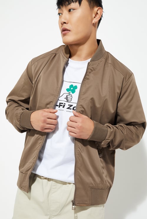 URB_N Men Solid Jacket