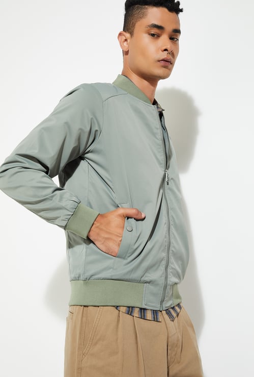 URB_N Men Solid Jacket