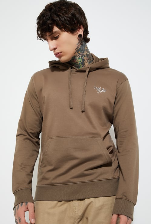 URB_N Men Knit Hooded Sweatshirt