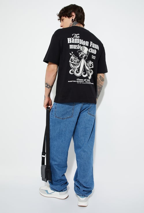 URB_N Men Printed Oversized T-shirt