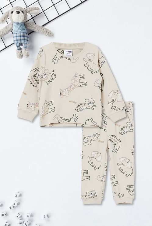 Boys Printed Joggers Set