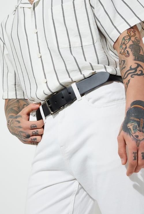 Men Solid Belt