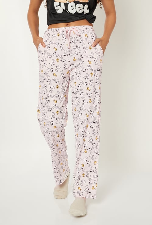 Women Peanuts Print Pyjamas