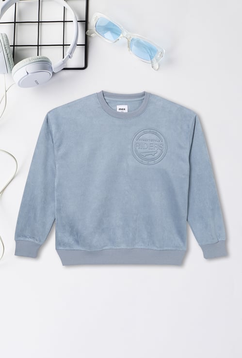 Boys Embossed Sweatshirt