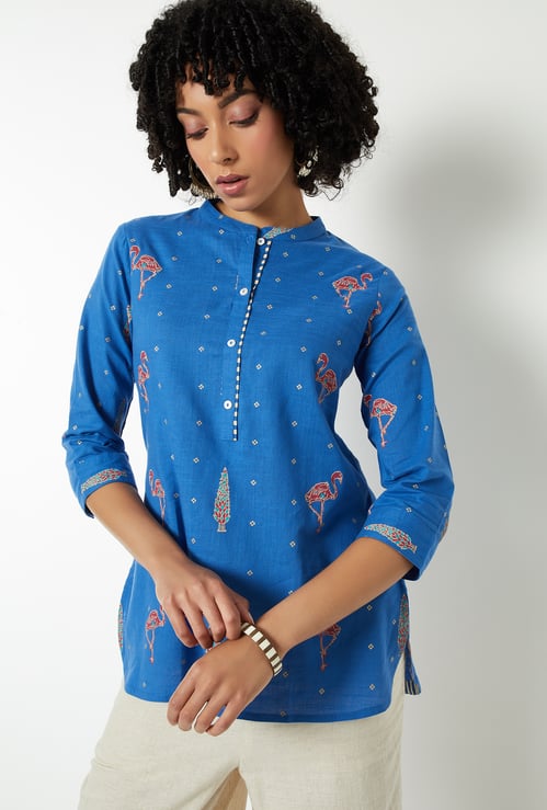 Women Printed Short Kurti