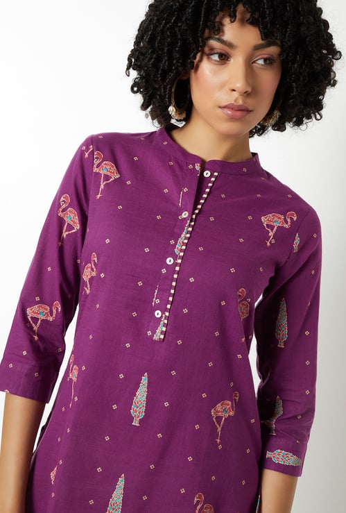 Women Printed Short Kurti