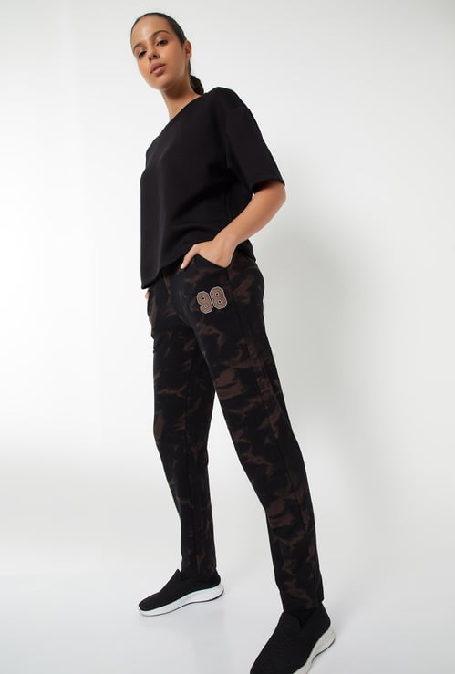 Women Printed Sports Track Pants