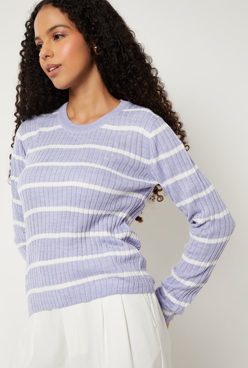 Women Striped Sweater