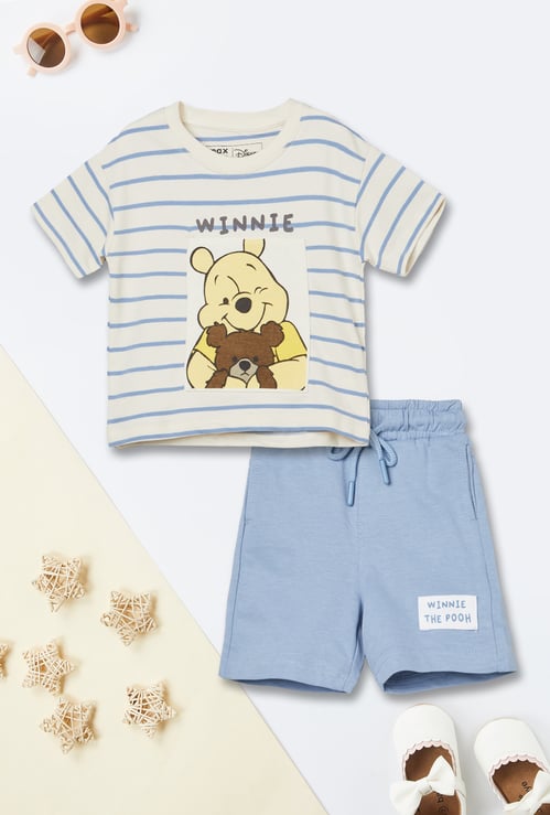 Boys Winnie The Pooh Shorts Set