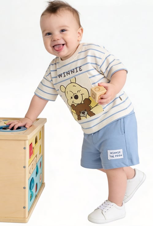 Boys Winnie The Pooh Shorts Set