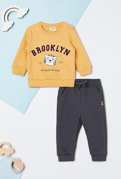 Boys Applique Joggers Set