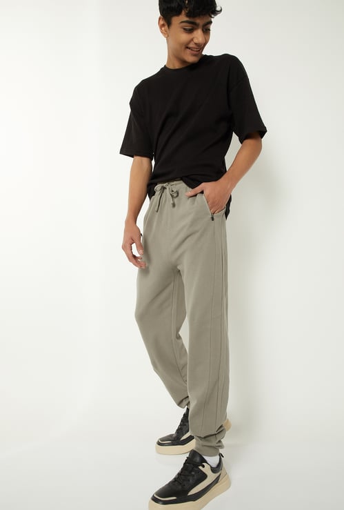 Boys Textured Joggers