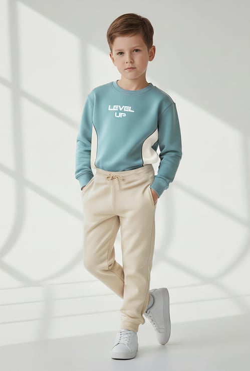 Boys Knit Relaxed Joggers