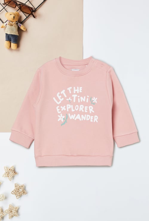 Girls Printed Sweatshirt