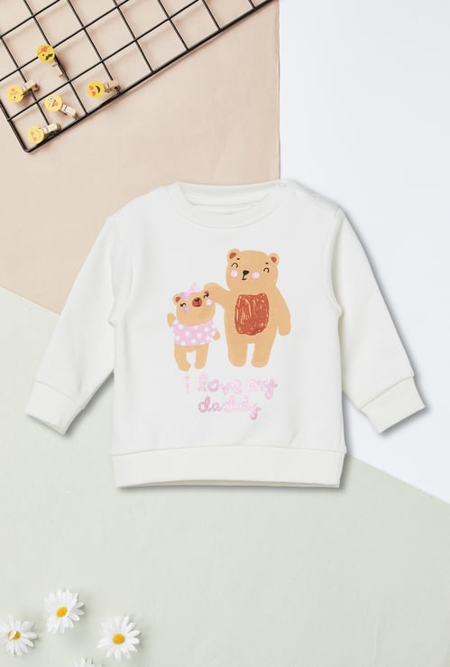 Girls Printed Sweatshirt