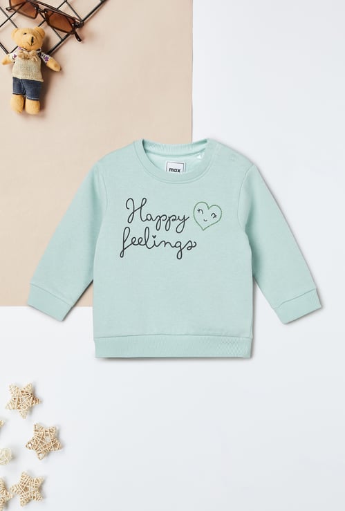 Girls Printed Sweatshirt