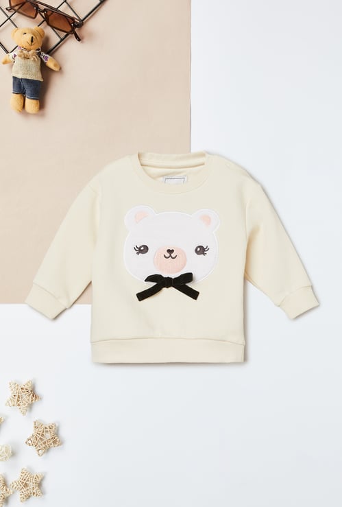 Girls Applique Sweatshirt