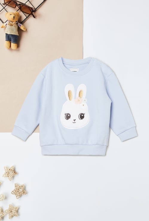 Girls Applique Sweatshirt