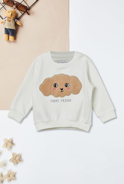 Girls Applique Sweatshirt