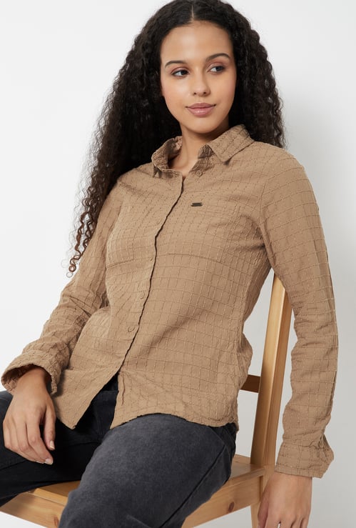 Women Checked Shirt