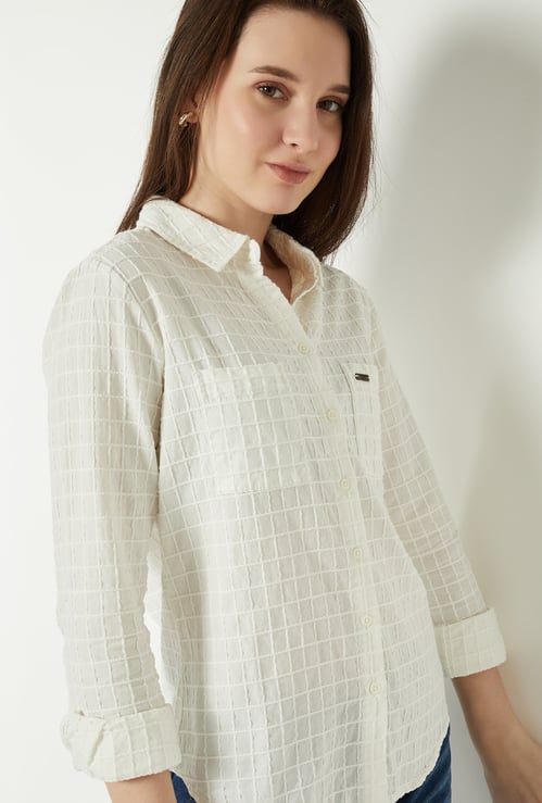 Women Checked Shirt