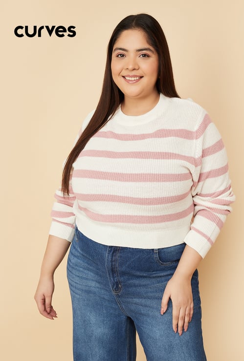 Women Striped Sweater