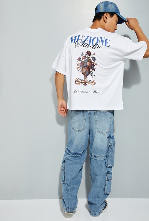 URB_N Men Back Print T-shirt